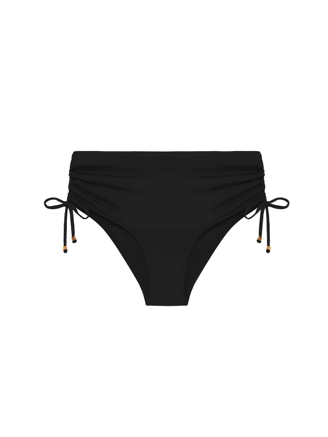 Culotte de bain taille haute - Noir - Image 5